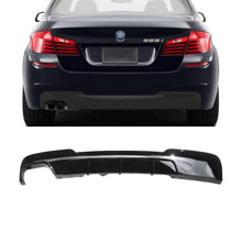 Load image into Gallery viewer, NINTE For 2011-2016 BMW 5 Series F10 M Performance Rear Diffuser 520i 528i Single Outlet Exhaust ABS Painted MP Style Rear Lip