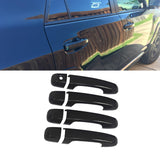 NINTE Door Handle Cover for 2010-2024 Toyota 4 Runner Gloss Black without Passenger Key Hole