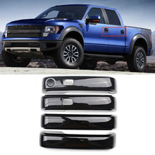 Charger l&#39;image dans la galerie, Ninte Mirror Caps Door Handle Covers For Ford F-150 2015-2020 With 2 Smart Key Holes Handle Cover