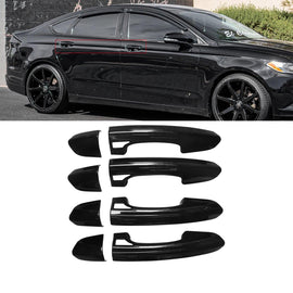 NINTE For 2016 - 2023 Ford Edge 2013 - 2020 Ford Fusion Door Handle Cover with Smart Keyholes W/O PSG KH - NINTE