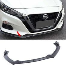 Charger l&#39;image dans la galerie, NINTE For 2019-2023 Nissan Altima Front Lip 3 PCS ABS Front Bumper Chin Splitter