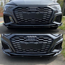 Cargar imagen en el visor de la galería, NINTE Black Front Lip For 2022 2023 8Y Gen. Audi A3 Sedan S3 
