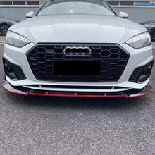 Charger l&#39;image dans la galerie, Ninte Front Lip For 2021 Audi A5 Bumper Lower Splitter Spoiler Kits Lip