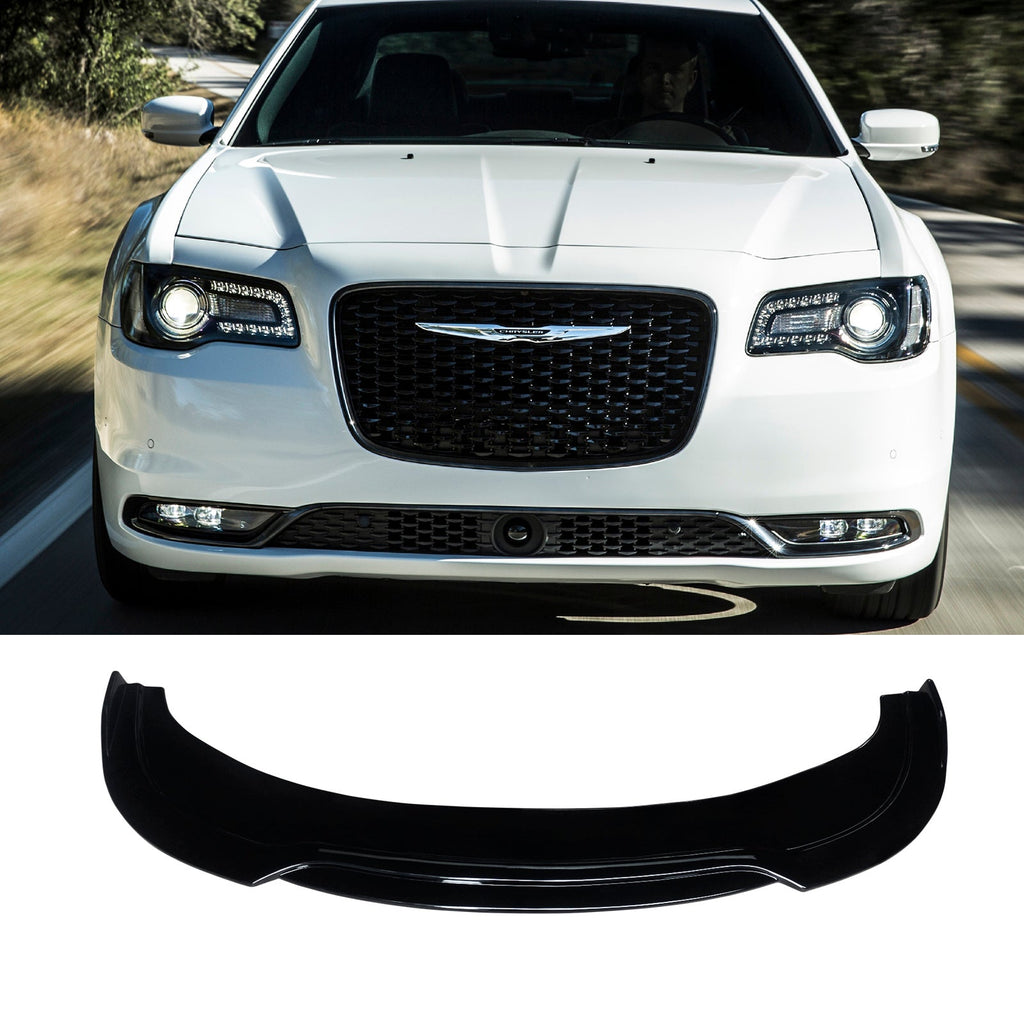 NINTE Front Bumper Lip for 2015-2023 Chrysler 300 R/T RT 1 Piece Splitter ABS Painted