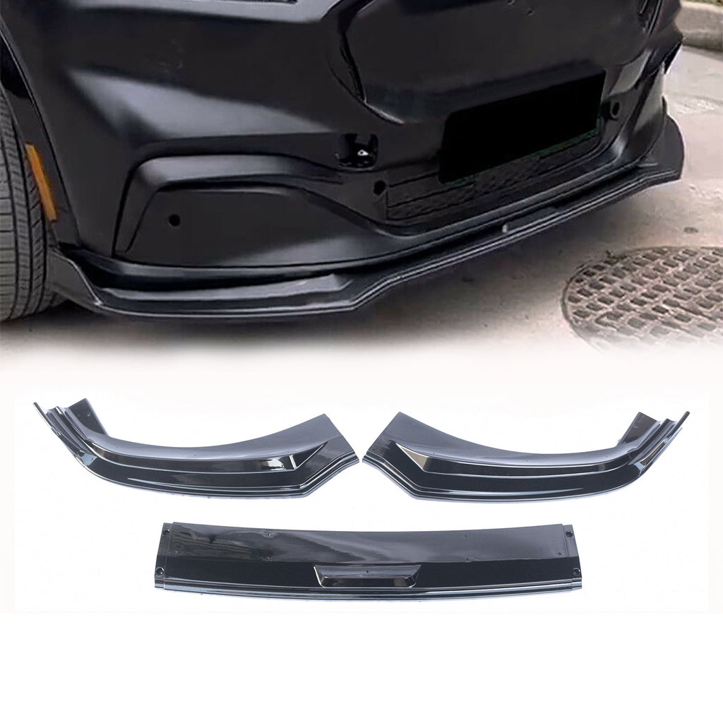 NINTE Front Lip For 2021 2022 2023 Ford Mustang Mach-E 