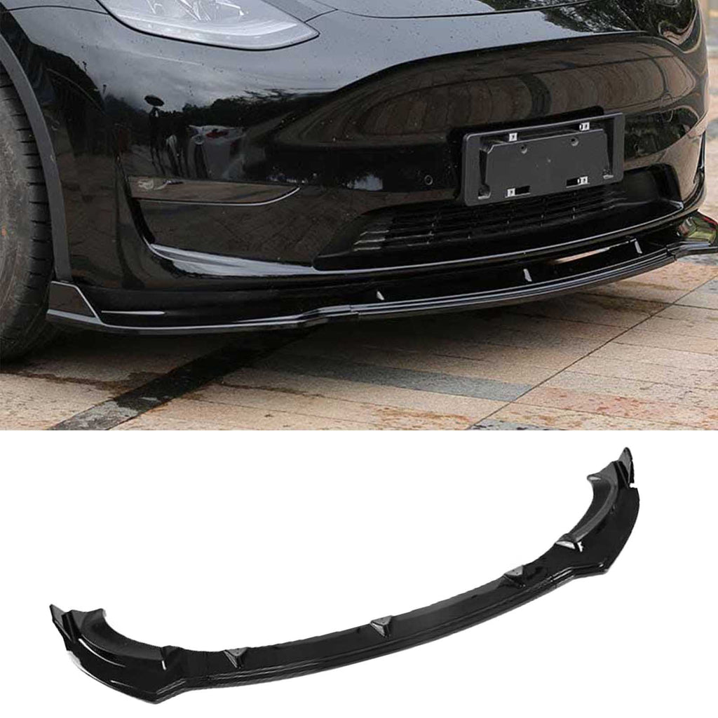 NINTE Front Bumper Lip For 2020-2024 Tesla Model Y Front Lower Chin Splitter