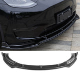 NINTE Front Bumper Lip For 2020-2024 Tesla Model Y Front Lower Chin Splitter