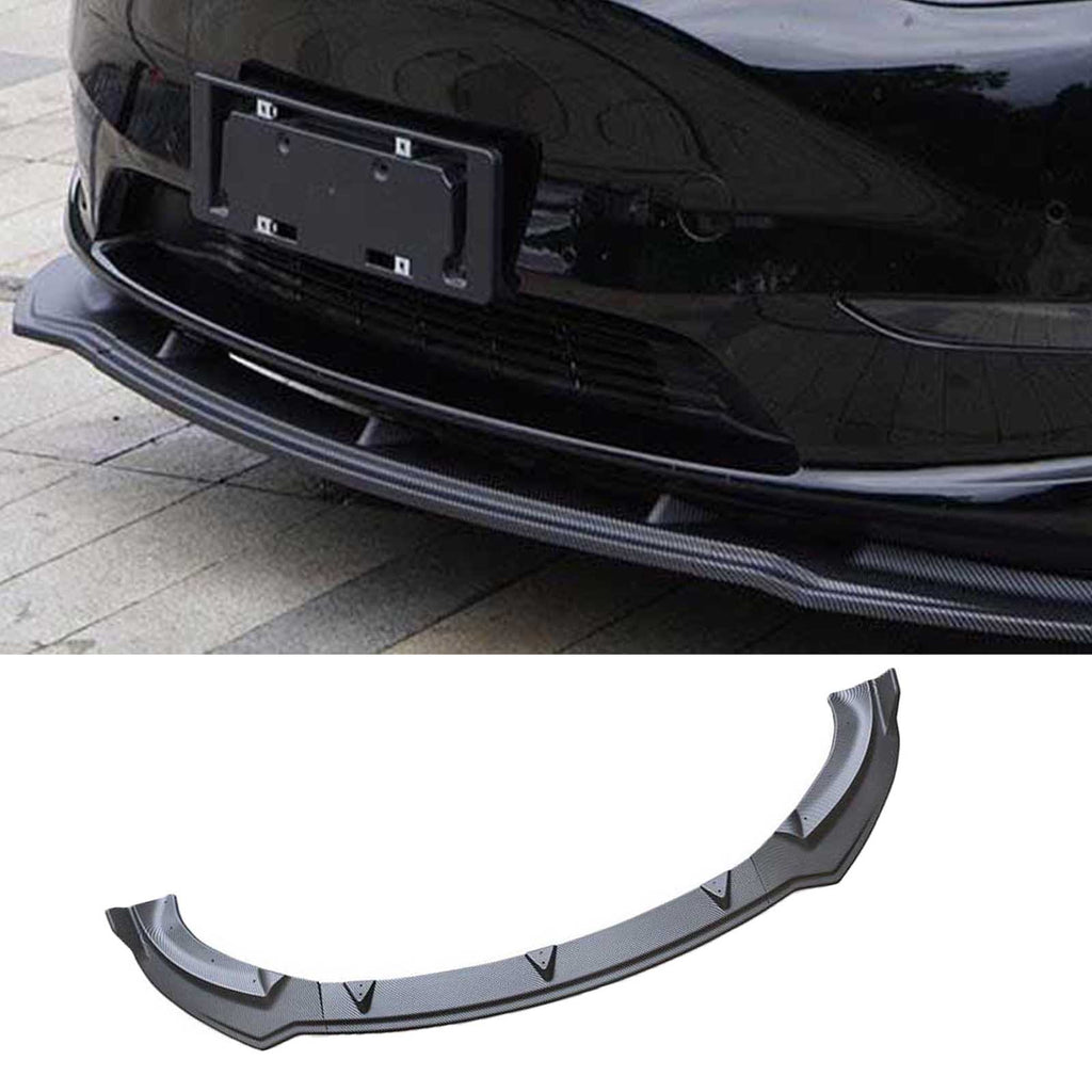 NINTE Front Bumper Lip For 2020-2024 Tesla Model Y Front Lower Chin Splitter