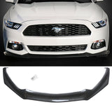 NINTE Front Lip For 2015 2016 2017 Ford Mustang Coupe 1 Piece Front Bumper Lip Chin Splitter