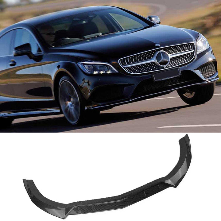 NINTE For 2015 - 2018 Mercedes Benz CLS W218 Front Lip Low Bumper Diffuser Air Dam Aerodynamic Body Kit Mod 3pcs - NINTE