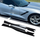 NINTE For 2014-2019 Chevy Corvette C7 Base Rocker Panel Side Skirts