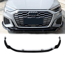 Cargar imagen en el visor de la galería, NINTE Black Front Lip For 2022 2023 8Y Gen. Audi A3 Sedan S3 