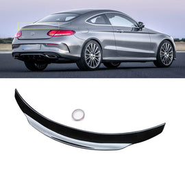 NINTE For 2017 - 2021 Mercedes Benz W205 2DR Coupe Rear Spoiler Trunk Wing ABS PSM Style - NINTE