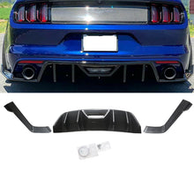 Laden Sie das Bild in den Galerie-Viewer, NINTE Rear Diffuser For 2015 2016 2017 Ford Mustang Rear Bumper Lip HN Style