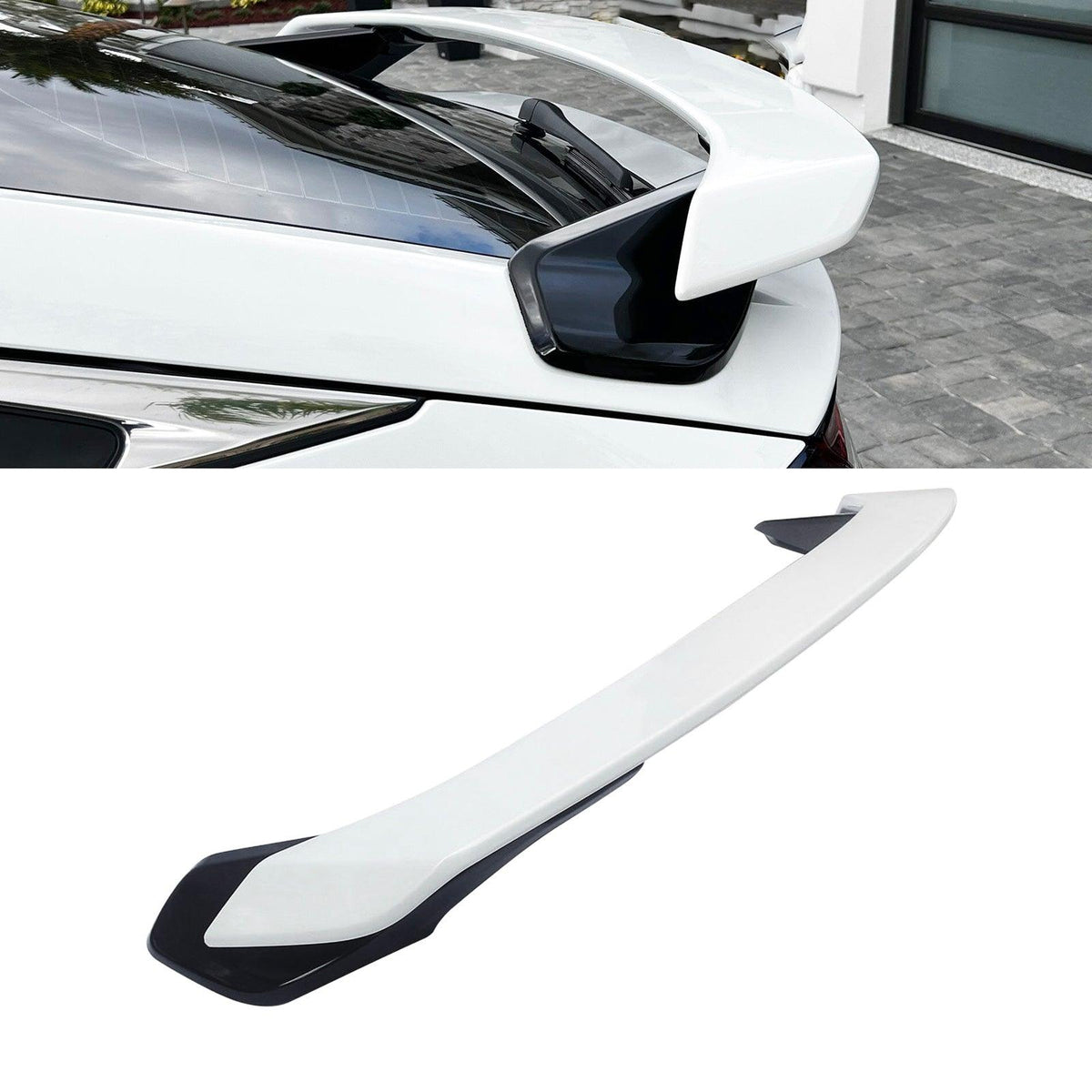 NINTE For 2022-2025 11th Gen Honda Civic Hatchback Rear Spoiler ABS ...