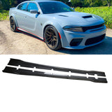 NINTE Side Skirts For 2020 2021 2022 2023 Dodge Charger Widebody Rocker Panel Extension Lip Body Kits