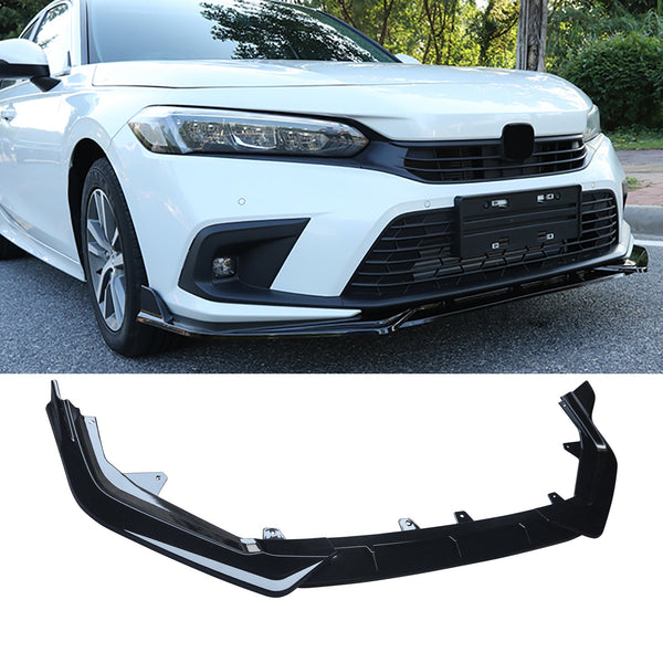 NINTE For 2022-2024 11th Honda Civic Front Lip ABS Front Bumper ...