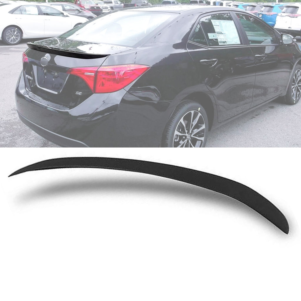 NINTE Matte Black Rear Spoiler For 2014-2019 Toyota Corolla