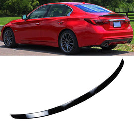 NINTE For 2014 - 2024 Infiniti Q50 JDM Style Rear Spoiler Trunk Wing ABS - NINTE