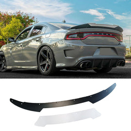 NINTE For 2015 - 2024 Dodge Charger Rear WickerBill Spoiler Gloss Black - NINTE
