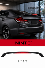 Laden Sie das Bild in den Galerie-Viewer, Rear Trunk Spoiler Wing Fit for Honda Civic Sedan 2012-2015 Matte Black with Integrated LED