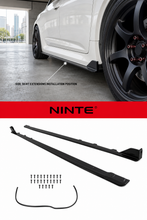 Laden Sie das Bild in den Galerie-Viewer, Side Rocker Panel Body Kit Fit for Subaru WRX STI 4-Door 2015-2021 Black ST Style Left and Right Pair