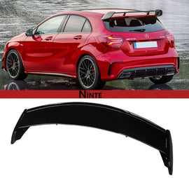 NINTE Rear Spoiler For 2013 - 2018 Mercedes - Benz A class W176 160 180 200 220 250 AMG A45 High Wing Spoiler Trunk Roof Wing - NINTE