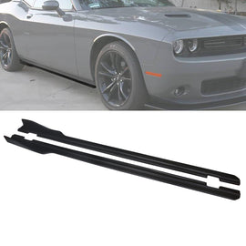 NINTE For 2015 - 2023 Dodge Challenger Side Skirts Rocker Panel Extension Lips Side Splitters - NINTE