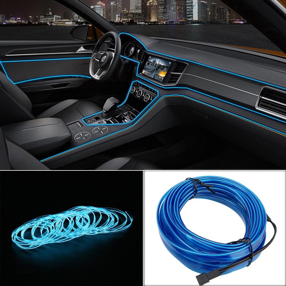 NINTE 1m/2m/3m/5m Car LED Strips Auto Decoration Atmosphere Lamp 