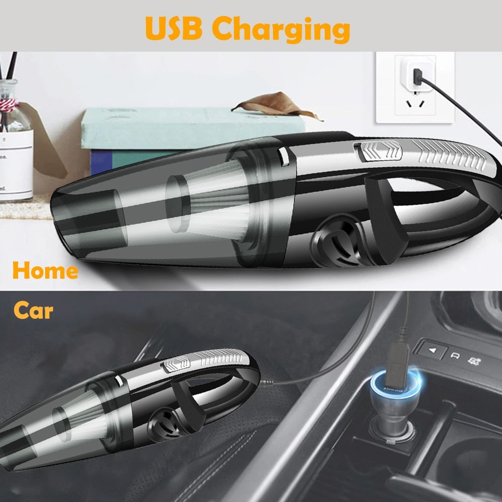 Ninte Car Wireless Vacuum Cleaner 7000Pa Strong Suction Power Home Portable