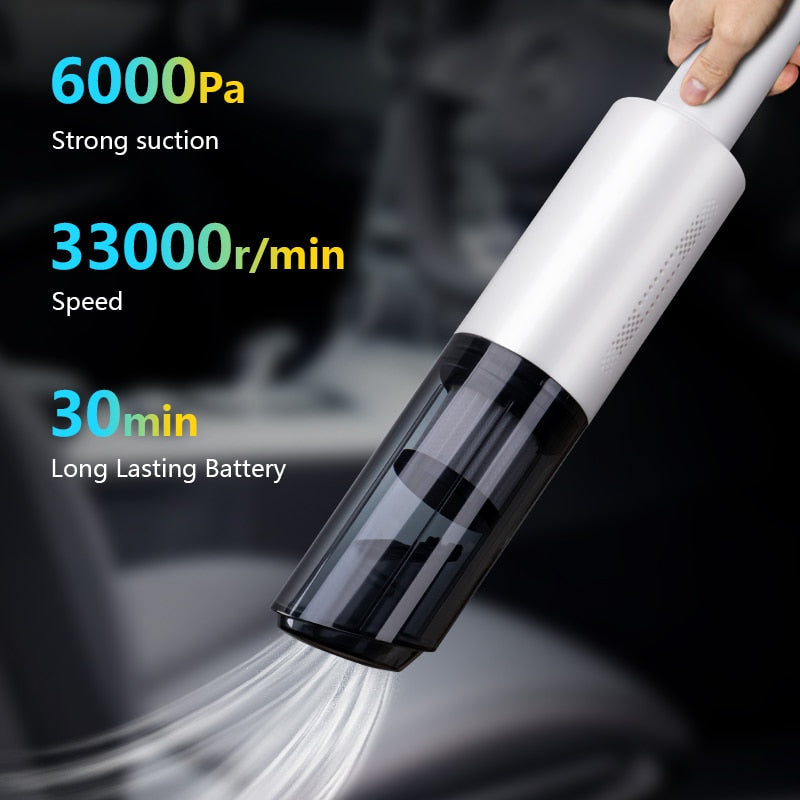 Ninte Wireless Car Vacuum Cleaner Portable Handheld Automatic Accessories