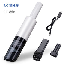 Load image into Gallery viewer, Ninte Wireless Car Vacuum Cleaner Portable Handheld Automatic White Usb Charging Accessories