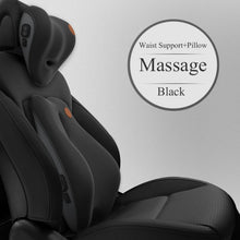 Cargar imagen en el visor de la galería, Ninte Auto Waist Seat Back Cushion Car Pillow Set Electric Massage Lumbar Bk Accessories