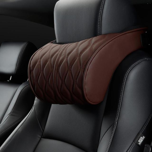 Ninte Memory Foam Car Headrest Seat Supports Sets Back Cushion Adjustment Auto Neck Rest Lumbar