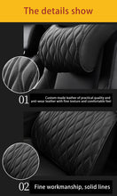 Load image into Gallery viewer, Ninte Memory Foam Car Headrest Seat Supports Sets Back Cushion Adjustment Auto Neck Rest Lumbar