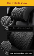 Cargar imagen en el visor de la galería, Ninte Memory Foam Car Headrest Seat Supports Sets Back Cushion Adjustment Auto Neck Rest Lumbar