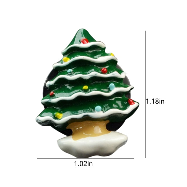 Ninte Christmas Elements Perfume Diffuser Clip Vent Air Freshener Auto Accessories Tree Interior