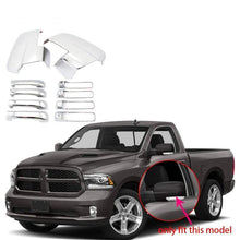 Load image into Gallery viewer, NINTE Dodge Ram 1500 2013-2018 Chrome Side View Mirrors &amp; 4 Door Handle Covers - NINTE