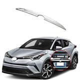 NINTE Trunk Lid Sticker For Toyota C-HR 2017-2019 ABS Chrome Rear Upper Tailgate Cover
