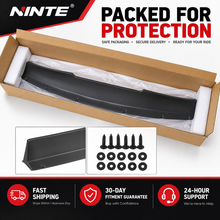 NINTE Rear Trunk Spoiler Wing Fit for Chevrolet Camaro 2010-2013 Unpainted Black ABS Plastic One Piece Duckbill Style