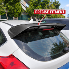 NINTE Rear Roof Spoiler Wing Fit for Ford Focus Hatchback 2013-2018 Painted Carbon Fiber Look One Piece RS Style