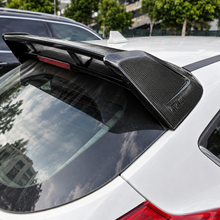 NINTE Rear Roof Spoiler Wing Fit for Ford Focus Hatchback 2013-2018 Painted Carbon Fiber Look One Piece RS Style