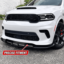 NINTE Front Bumper Lip Splitter Spoiler Fit for Dodge Durango SRT GT 1998-2024 Gloss Black - NINTE