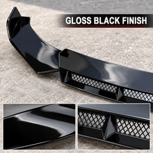 NINTE Front Bumper Lip Splitter Spoiler Fit for Dodge Durango SRT GT 1998-2024 Gloss Black - NINTE