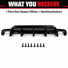 NINTE Rear Bumper Diffuser Fit for Lexus IS300 IS350 2021-2026 Gloss Black CTM Design V1 - NINTE