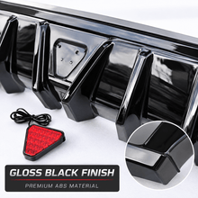 NINTE Rear Bumper Diffuser Lip Spoiler Kit Fit for Honda CR-V CRV 2023-2026 Gloss Black LED - NINTE