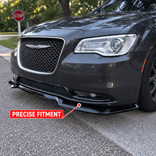NINTE Front Bumper Lip Splitter Fit for Chrysler 300 2015-2023 Gloss Black - NINTE