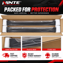 NINTE Left and Right Rocker Side Skirt Kit Fit for Honda Civic Sedan 4DR 2006-2011 Black ABS Plastic RR Style - NINTE