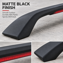 NINTE Rear Trunk Spoiler Wing Fit for Honda Civic Sedan 2012-2015 Matte Black with Integrated LED