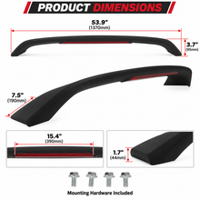 NINTE Rear Trunk Spoiler Wing Fit for Honda Civic Sedan 2012-2015 Matte Black with Integrated LED